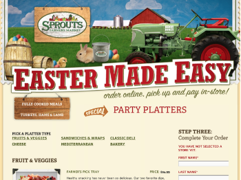 Sprouts Holiday Ordering